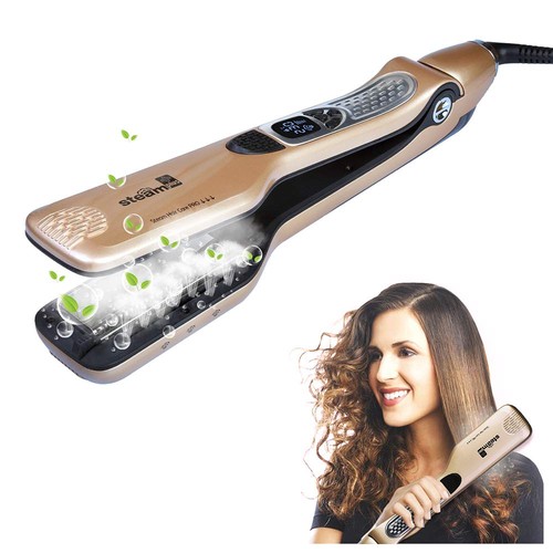 Piastra per capelli vapore - per,