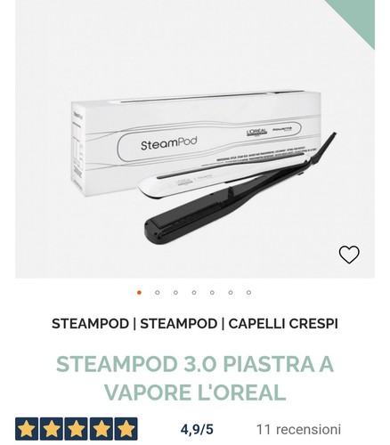 Oréal steampod 0 - 3.0, piastra